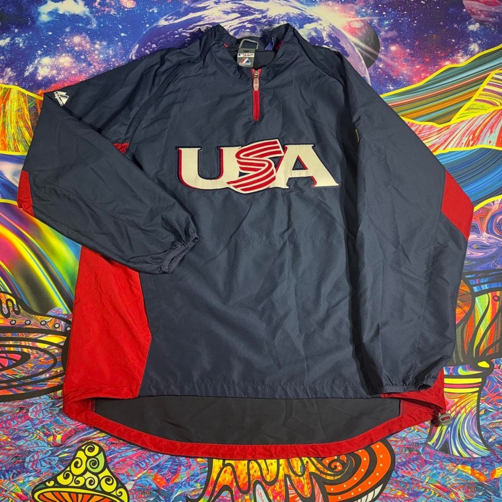 Vintage Y2K MLB Majestic Windbreaker